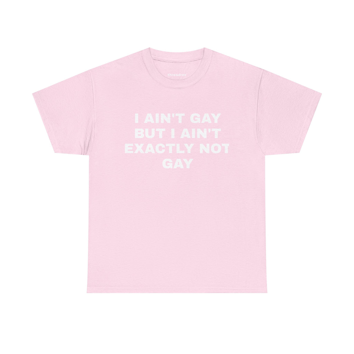 I Ain't Gay But I Ain't Exactly Not Gay
