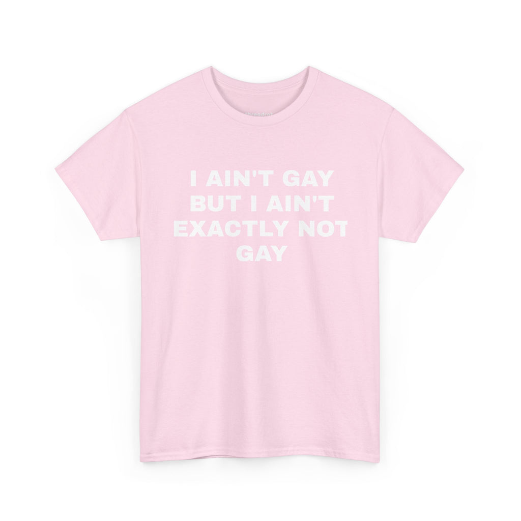 I Ain't Gay But I Ain't Exactly Not Gay
