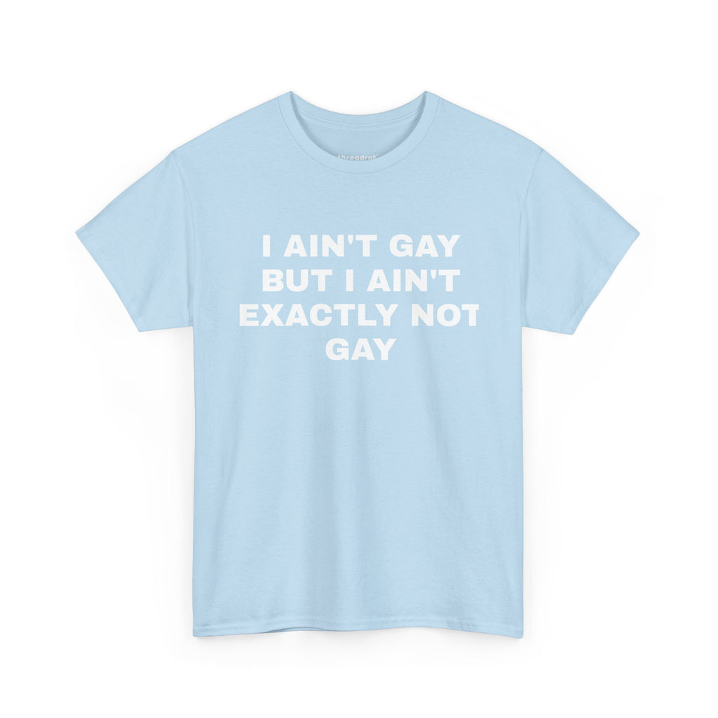 I Ain't Gay But I Ain't Exactly Not Gay