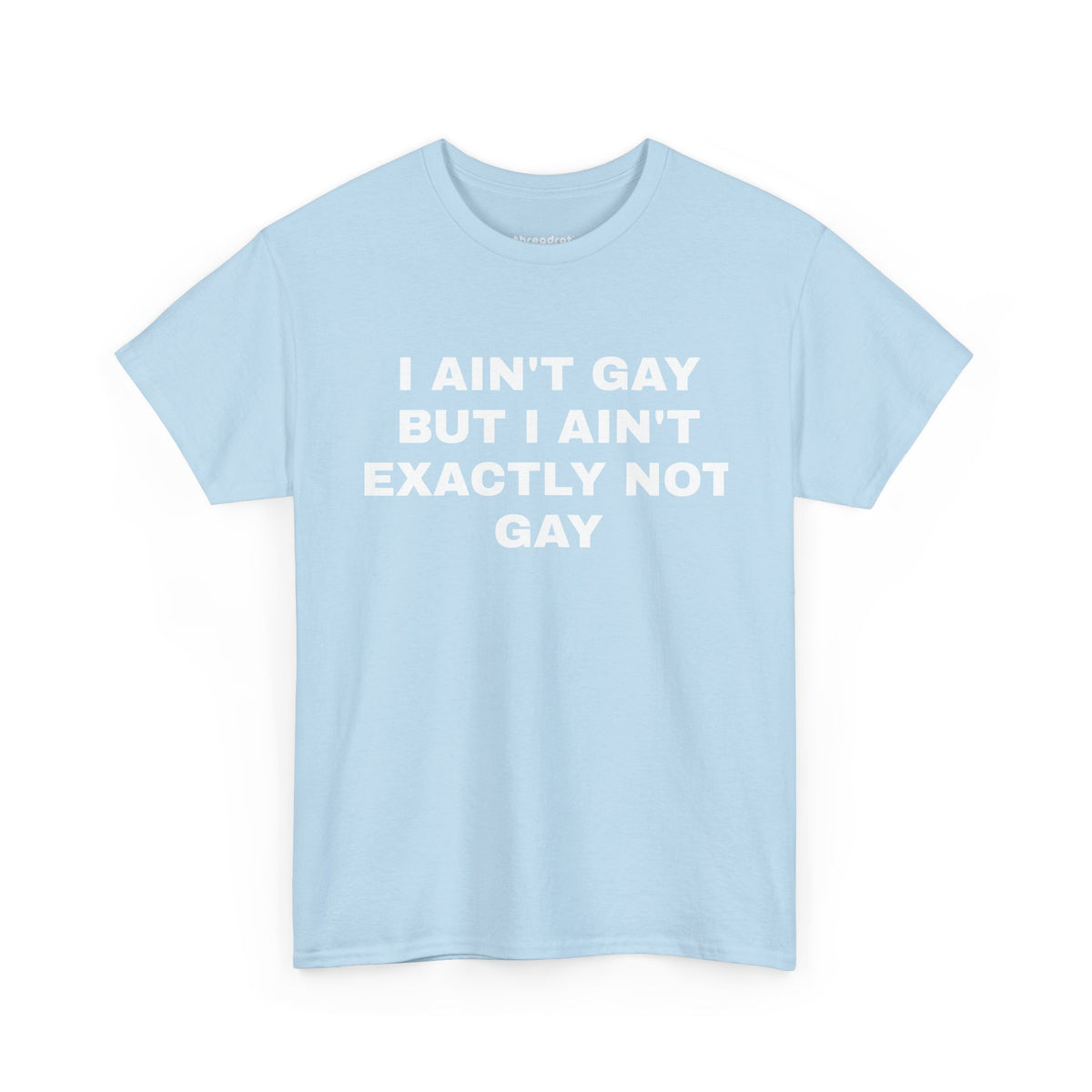 I Ain't Gay But I Ain't Exactly Not Gay